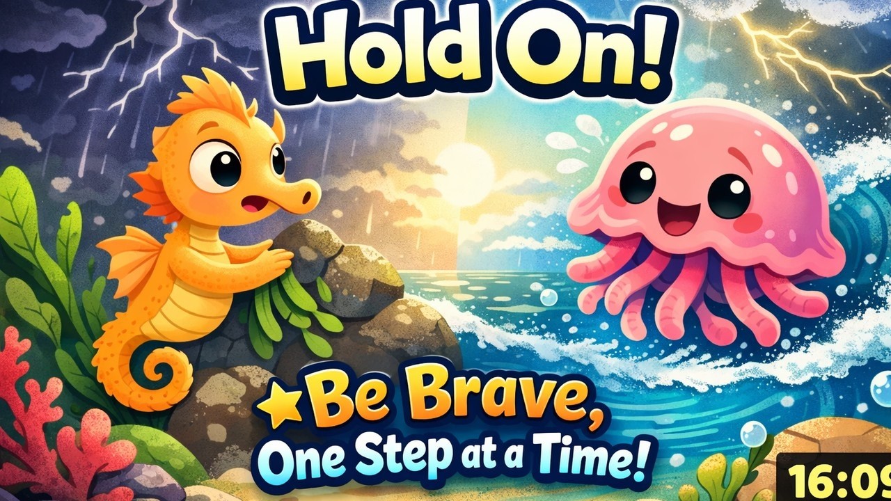 Kids Story About Anxiety: Learning to Let Go & Be Brave | Hold On!