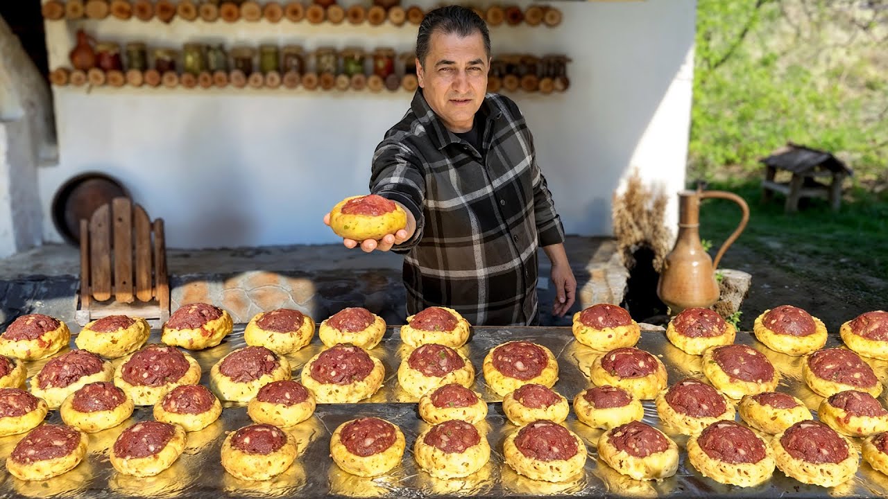Azerbaycan Dağ Köyünde 100 Köftelik Ziyafet | Köy Hayatında Lezzetli Bir Gün