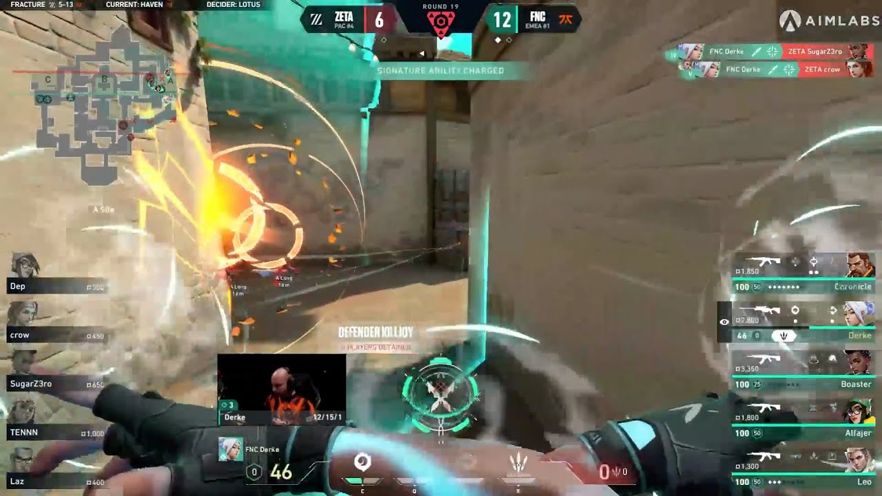 FNC Derke insane Ace against ZETA | VALORANT Champions 2023
