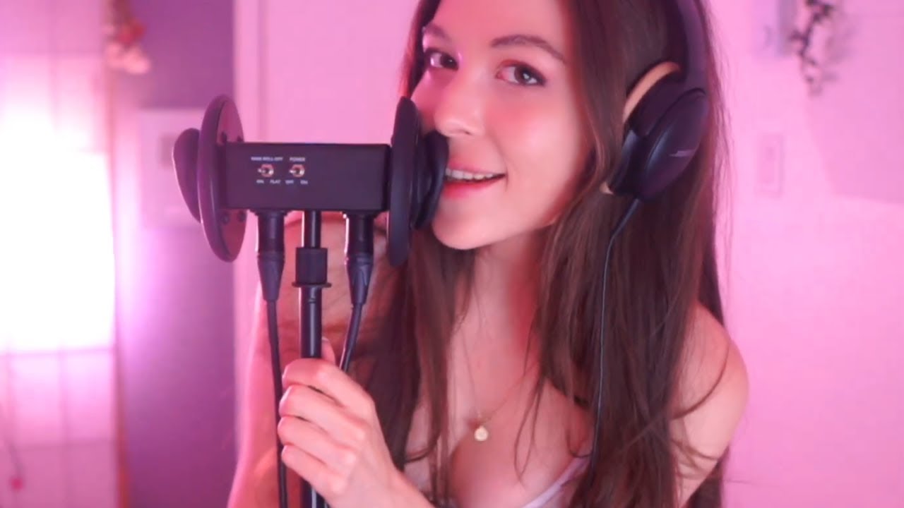 This Will Tingle 💜ASMR 💜  Perfect Purring and Scratching Behind Your Ears Oil Massage #ad