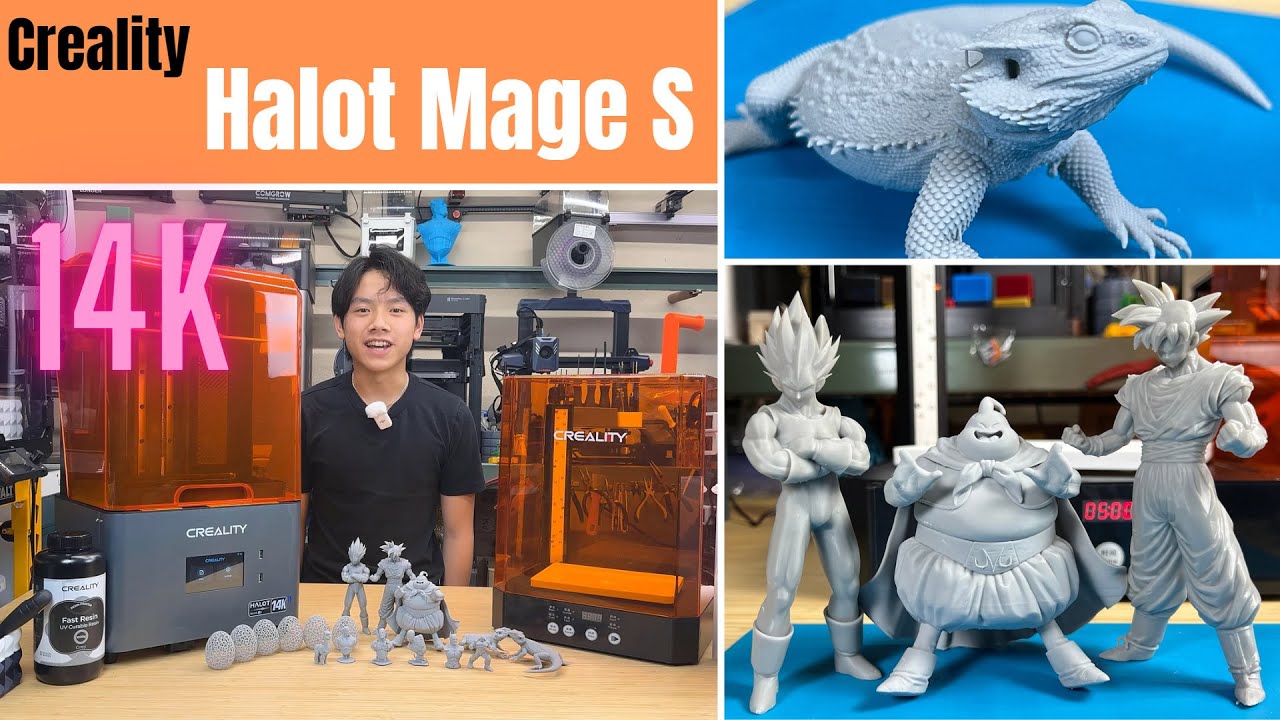 Обзор смоляного 3D-принтера Creality Halot Mage S 14K
