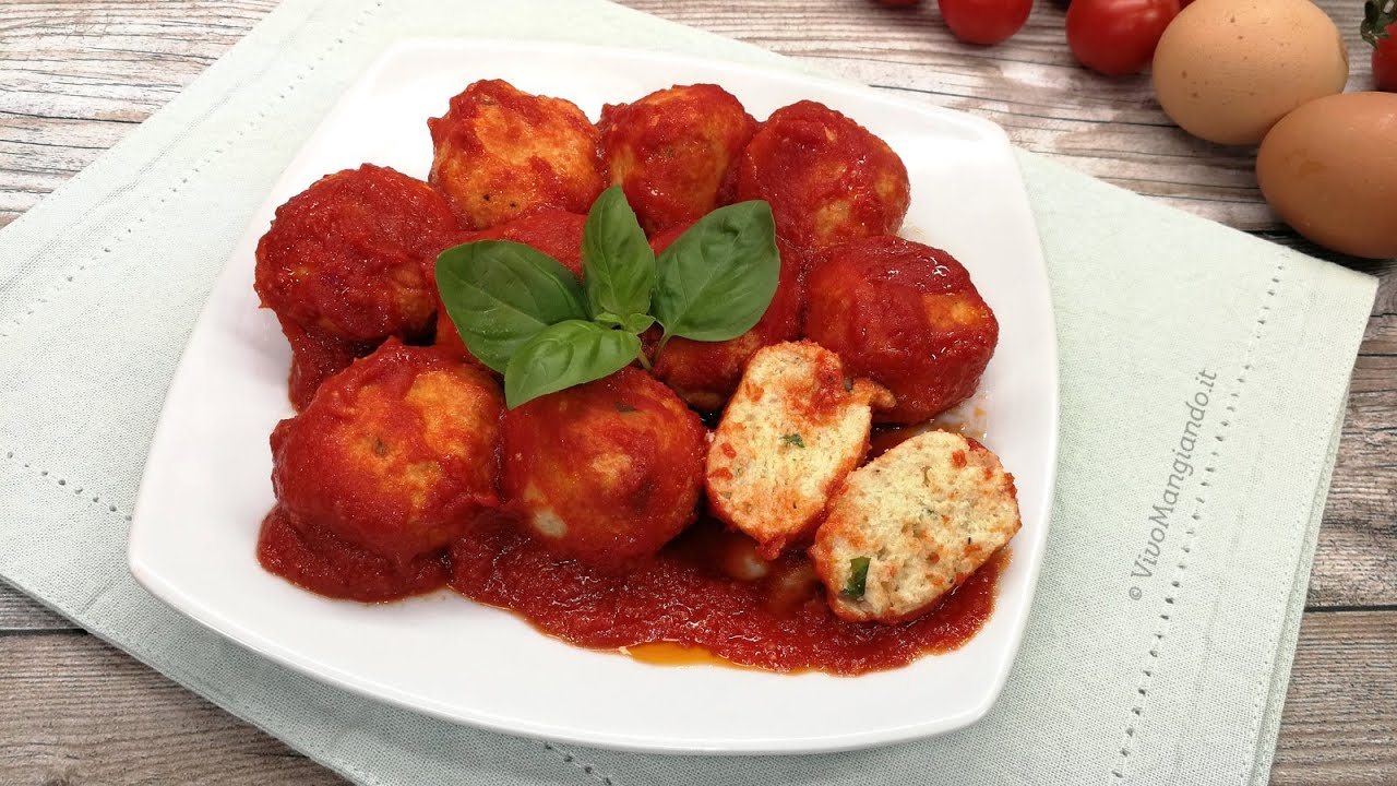 Polpette di ricotta al sugo, che bontà!