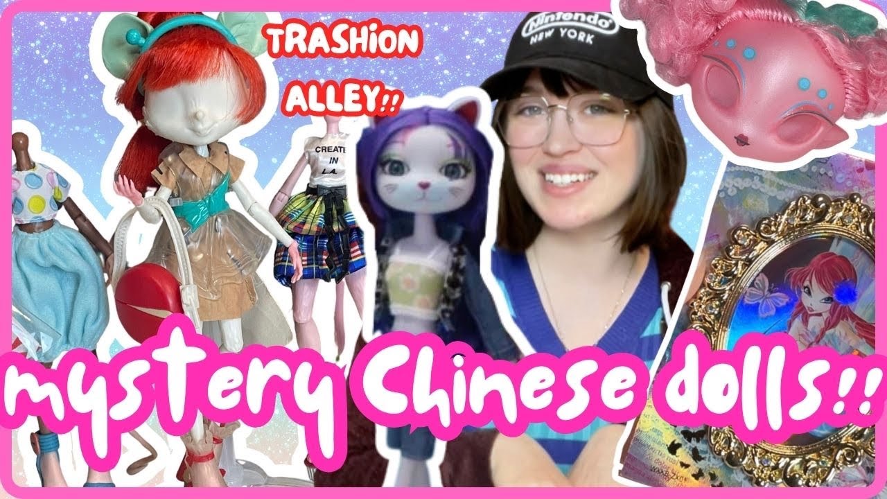 TRASHION ALLEY & WINX CLUB CARDS  - Chinese doll haul :)