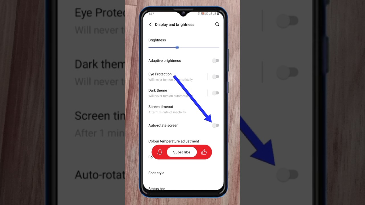 how to enable auto rotate screen in Vivo | auto rotate screen setting 2025 #screen #viral