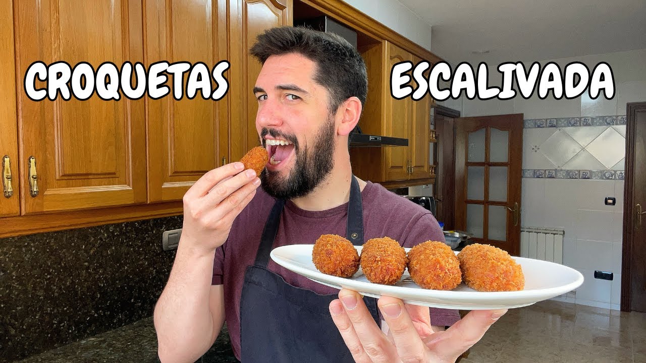 CROQUETAS de ESCALIVADA y QUESO de CABRA | Muy Cremosas😍