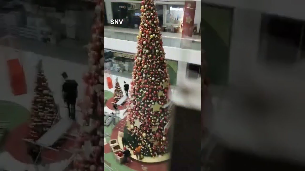 Removing Christmas decor #christmas #shortvideo #decoration