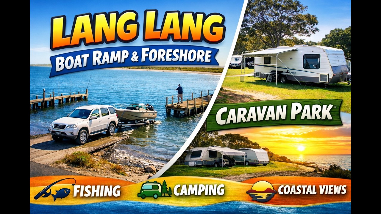 Lang Lang boat ramp and Lang Lang Foreshore Caravan Park