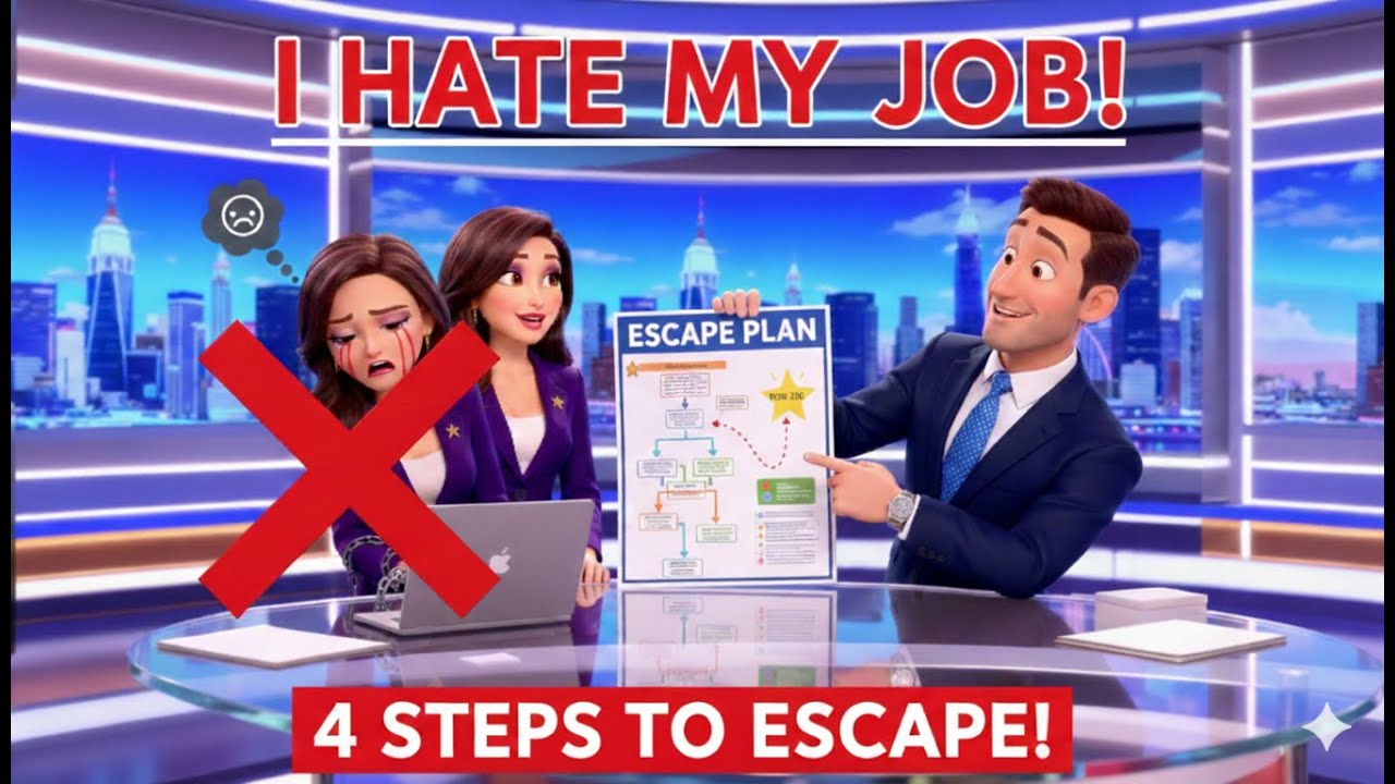 I Hate My Job But I Can't Quit! 😰 4 Steps to Survive & Escape | VividLingo Studio Ep.5
