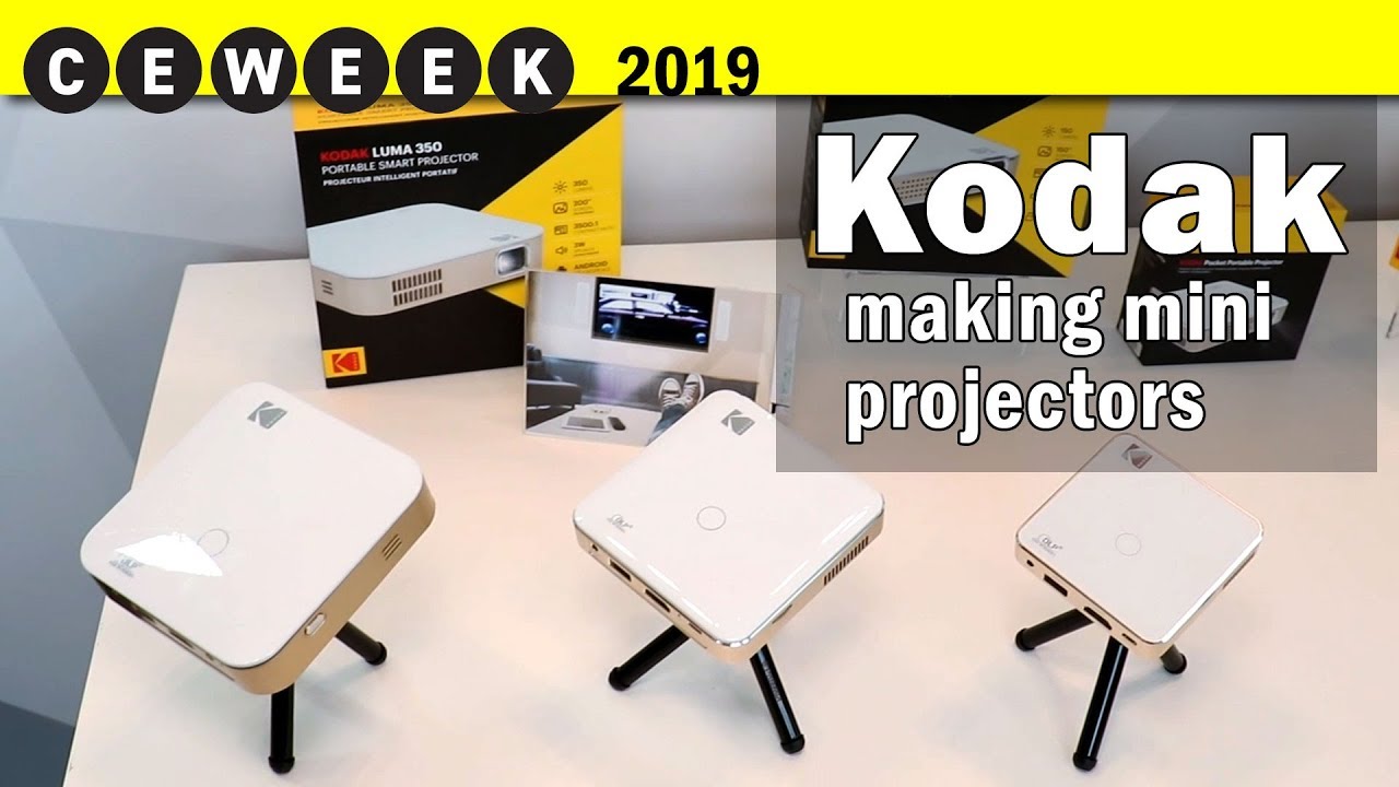 Kodak Mini-Projectors (Luma 350, 150, 75) @CE Week 2019