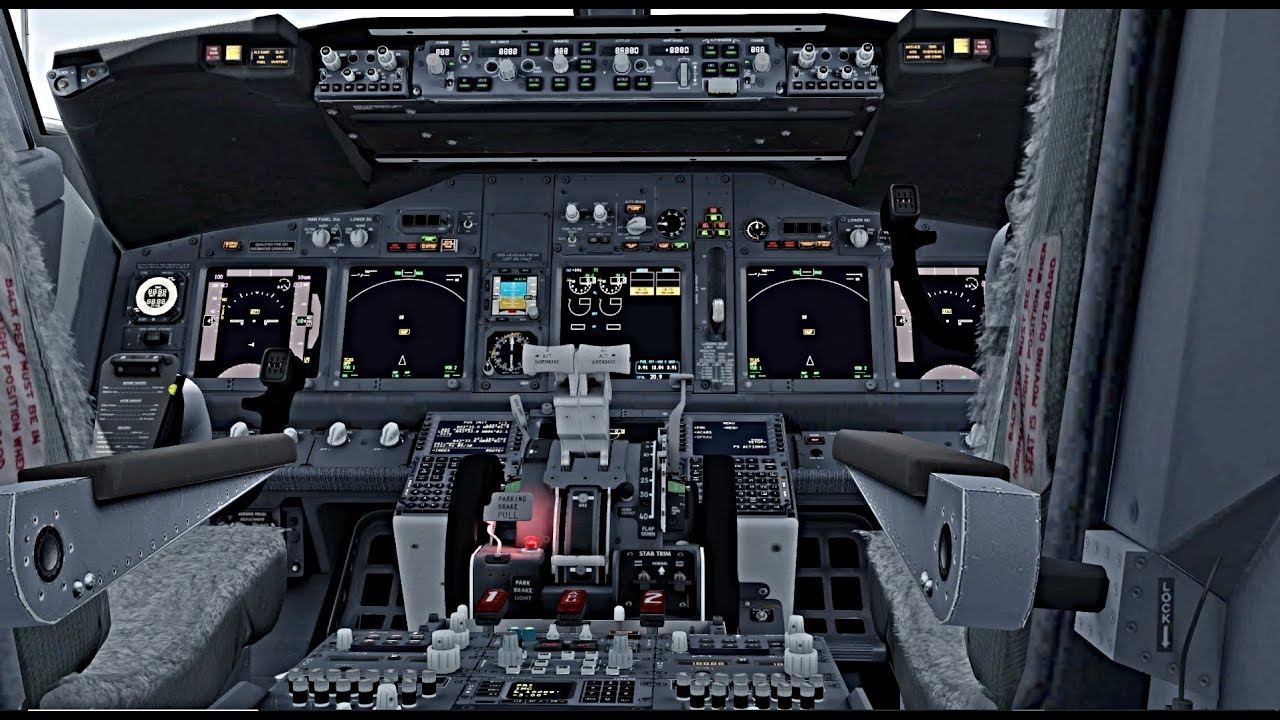 Boeing 737 - Iniciación con el avión.Testeos preparación del vuelo, GPWS, fuegos, avisos...
