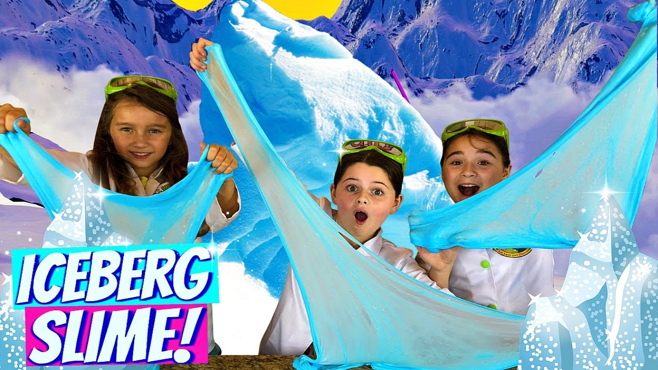 Slime for Kids | Iceberg Slime |  Learn How to Make Iceberg Crunchy Slime!