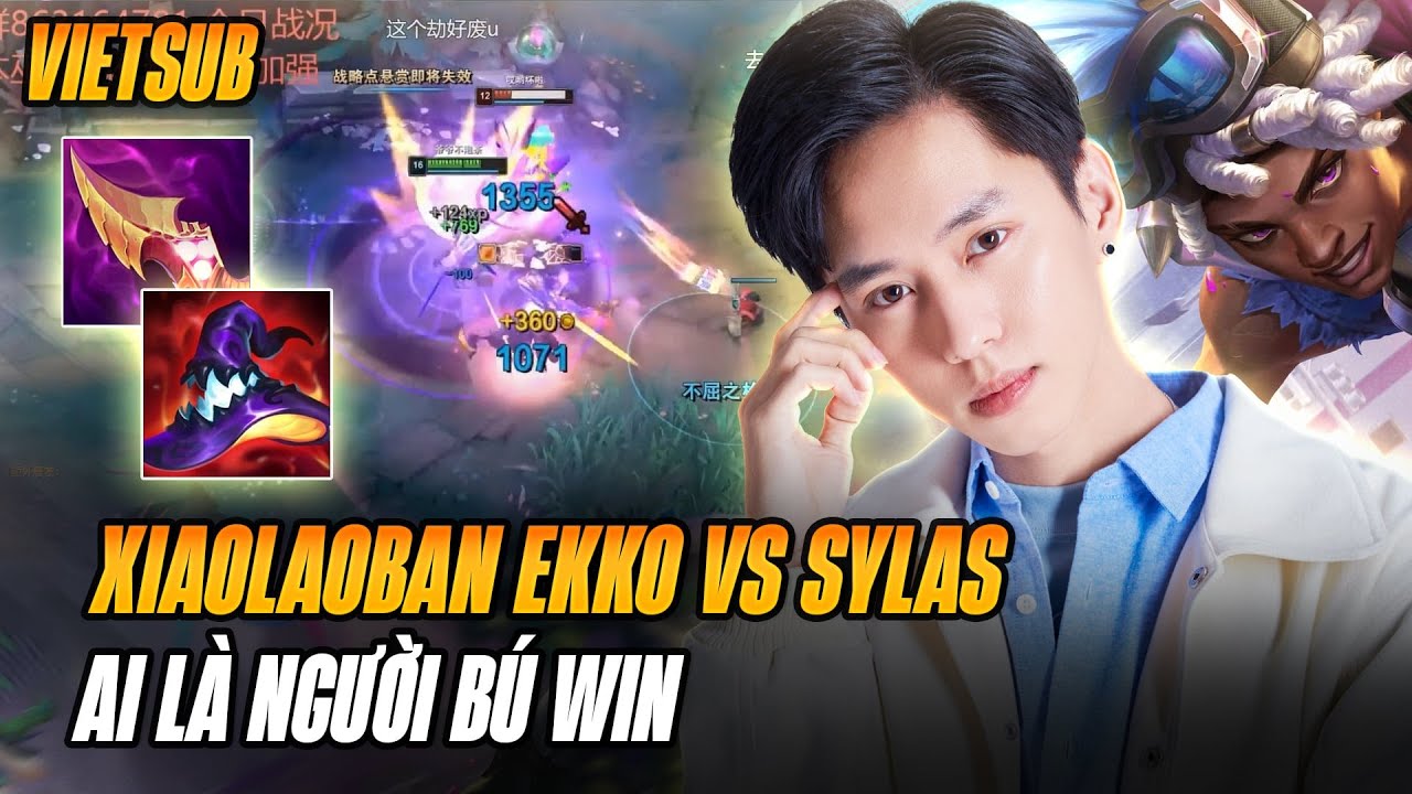(Vietsub) Ekko Mưa Kiếm 25 Sách Mejai Xử Lý Kèo Gặp Cao Thủ Sylas Gánh Team Cực Ác Của Xiaolaoban