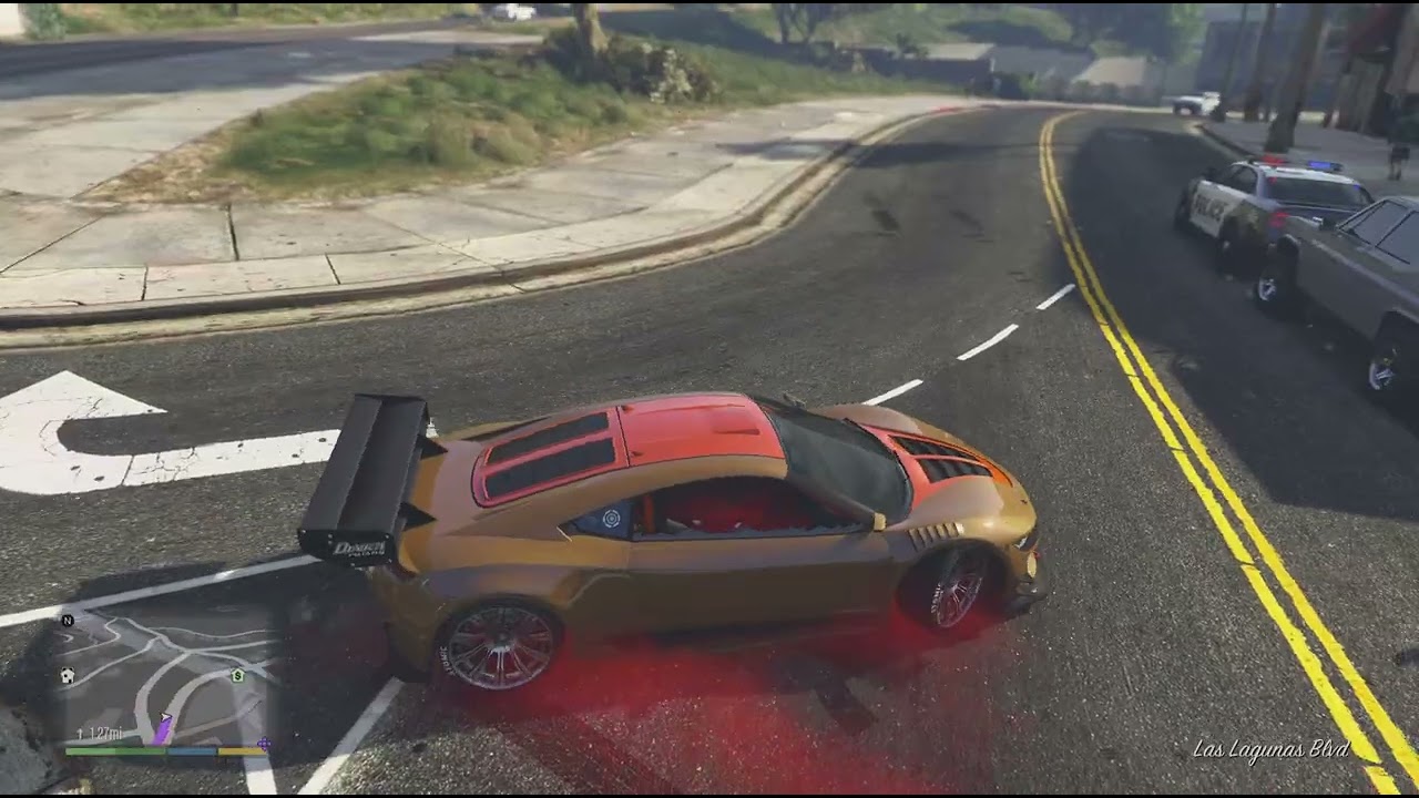 Grand Theft Auto V Cops doing their thing