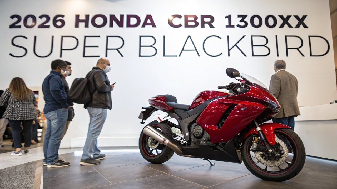 НАКОНЕЦ-ТО ЗАПУЩЕН! 😱 Honda CBR 1300XX SUPER BLACKBIRD 2026 года – совершенно новый внешний вид в...