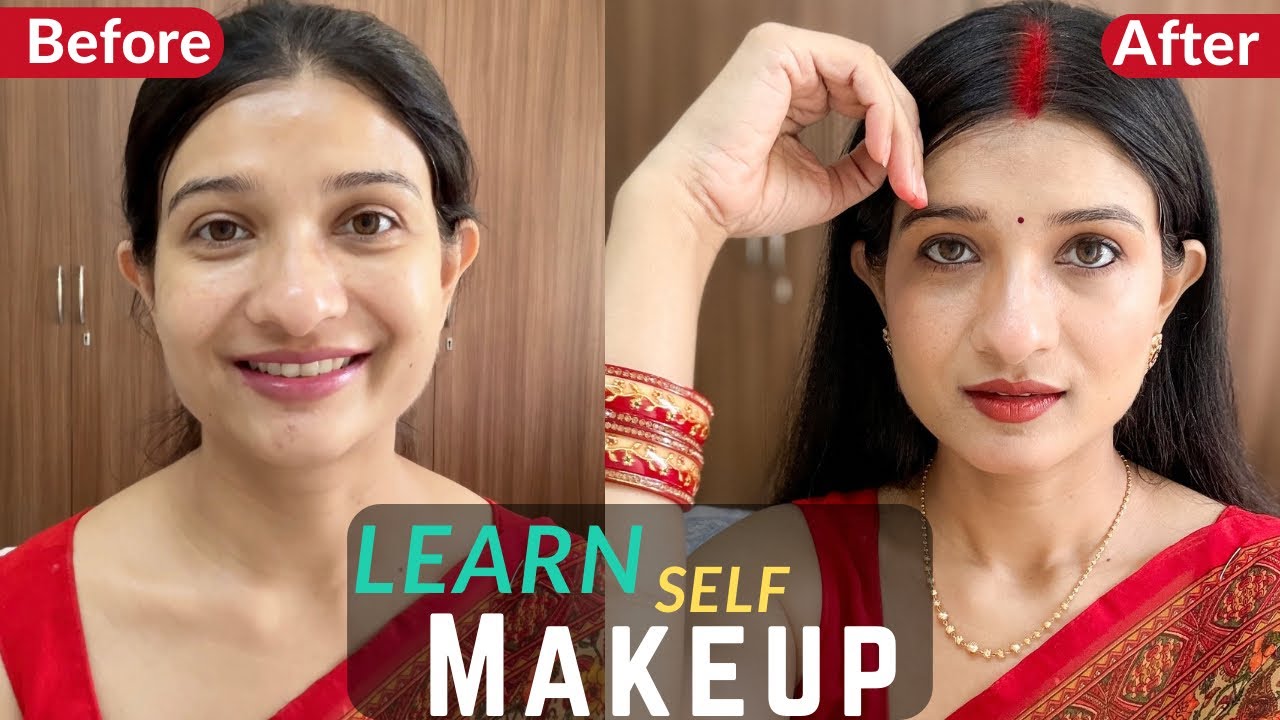 Celebrity Sindoor look | Makeup Tutorial for beginner | Simple Makeup at Home | Easy party Makeup
