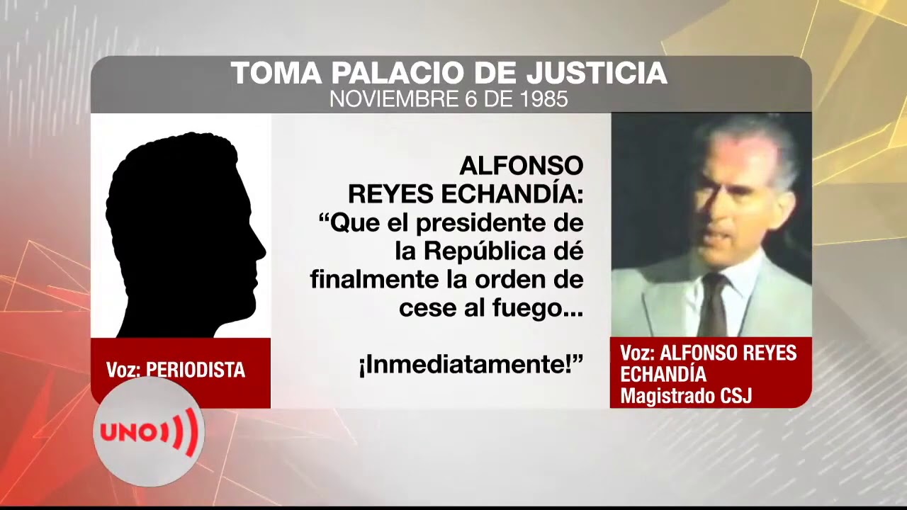 Sepultados restos de Reyes Echand&iacute;a, presidente de Corte Suprema asesinado en Palacio de Justicia