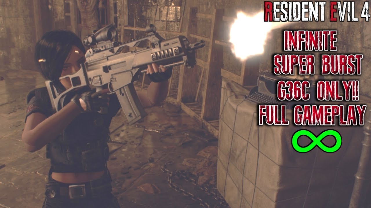 INFINITE SUPER BURST G36 ONLY!! Full Gameplay - Resident Evil 4 Remake Separate Ways (PROFESSIONAL)