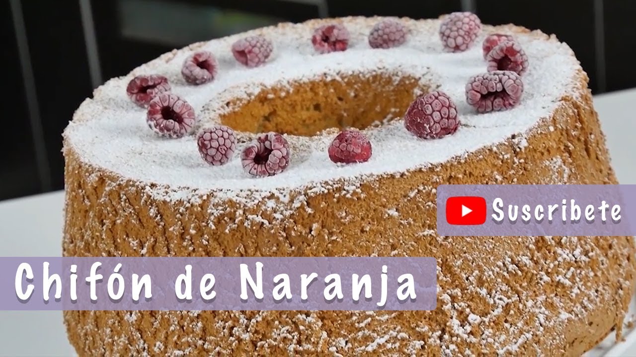 Chifón de Naranja al estilo del chef Juan Carlos López