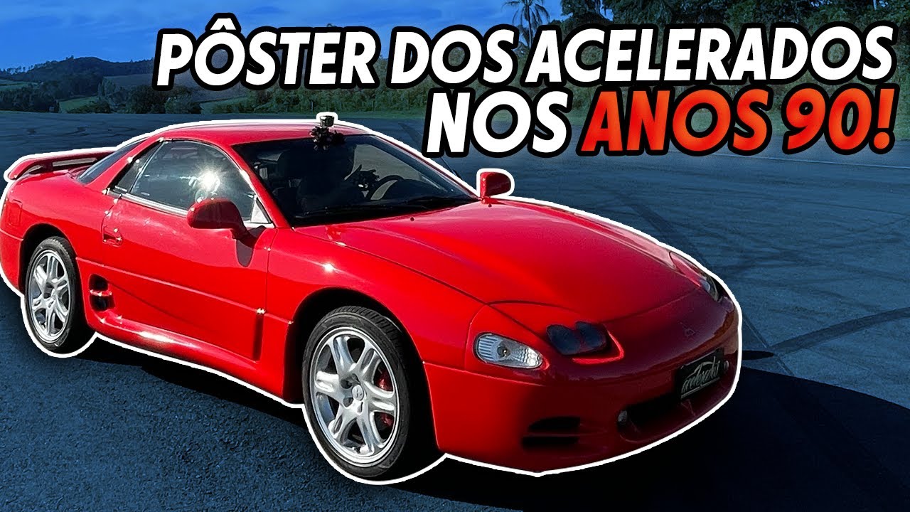 ROLÊ COM O MITSUBISHI 3000GT! Aceleramos o carro INSANO que era a Ferrari Japonesa dos anos 90