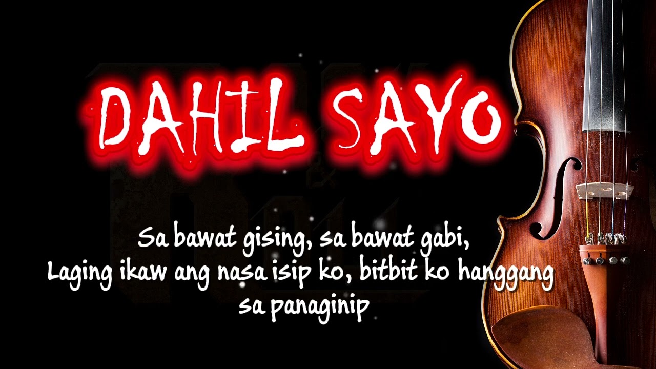 DAHIL SAYO - PINOY ROCK CHRONUCLES | TAGALOG ROCK SONGS
