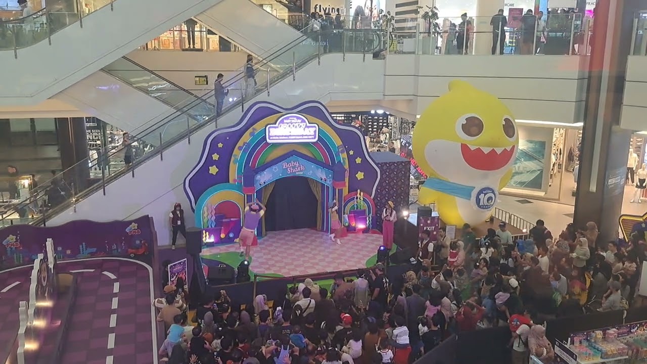 Keseruan pinkfong Baby Shark Groovy Birthday AEON Mall BSD 21 Juni 25