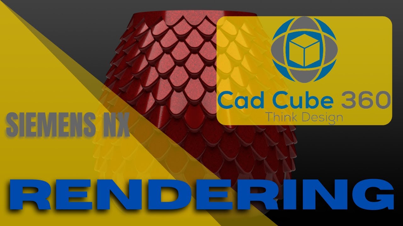 RENDERING | FISH SCALE FLOWER VASE | ADVANCE | SIEMENS NX | LATEST | HINDI