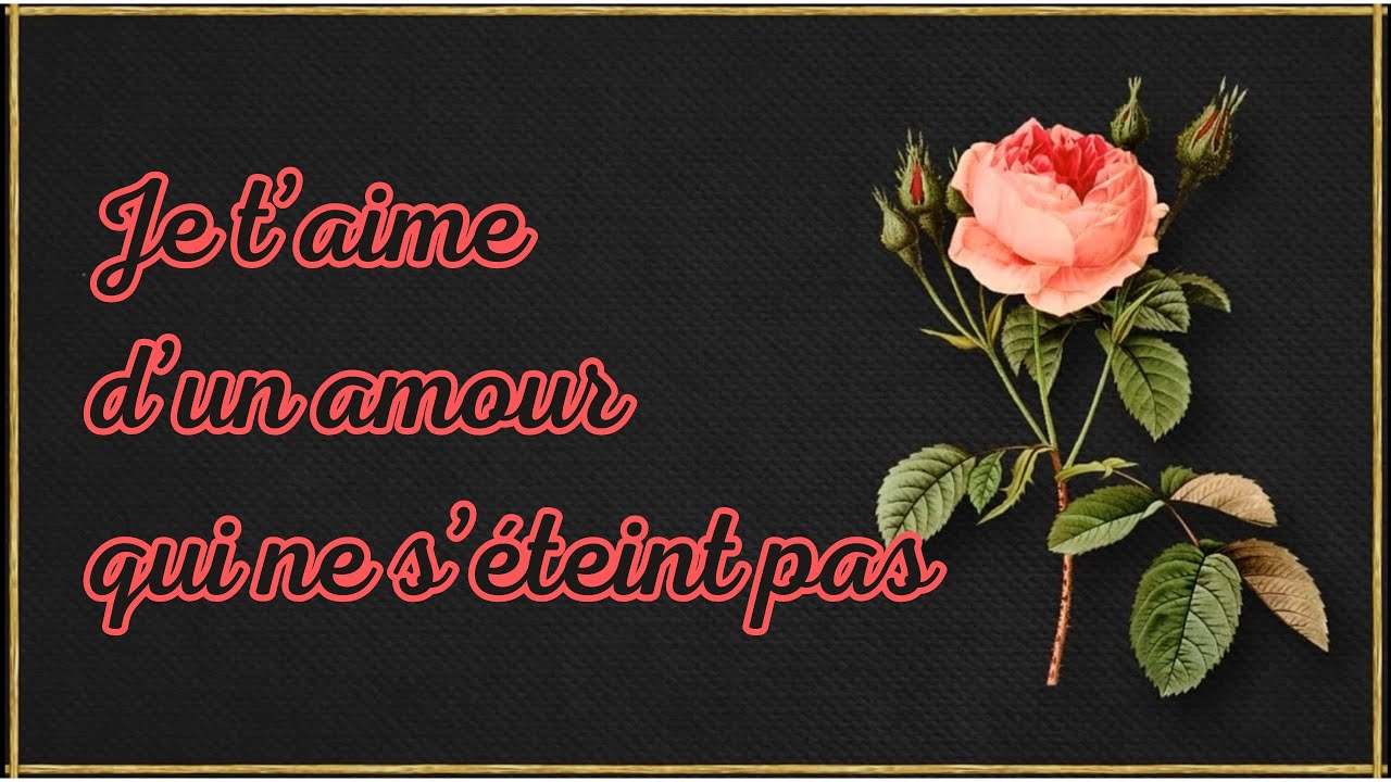 Je t’aime d’un amour qui ne s’éteint pas ❤️ Chanson d'Amour ❤️
