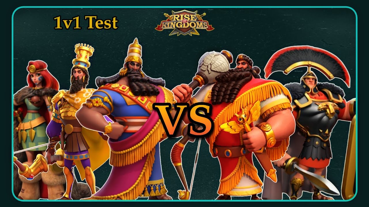 Ashurbanipal 1v1 Test VS Sargon/Scipio - Rise of Kingdoms