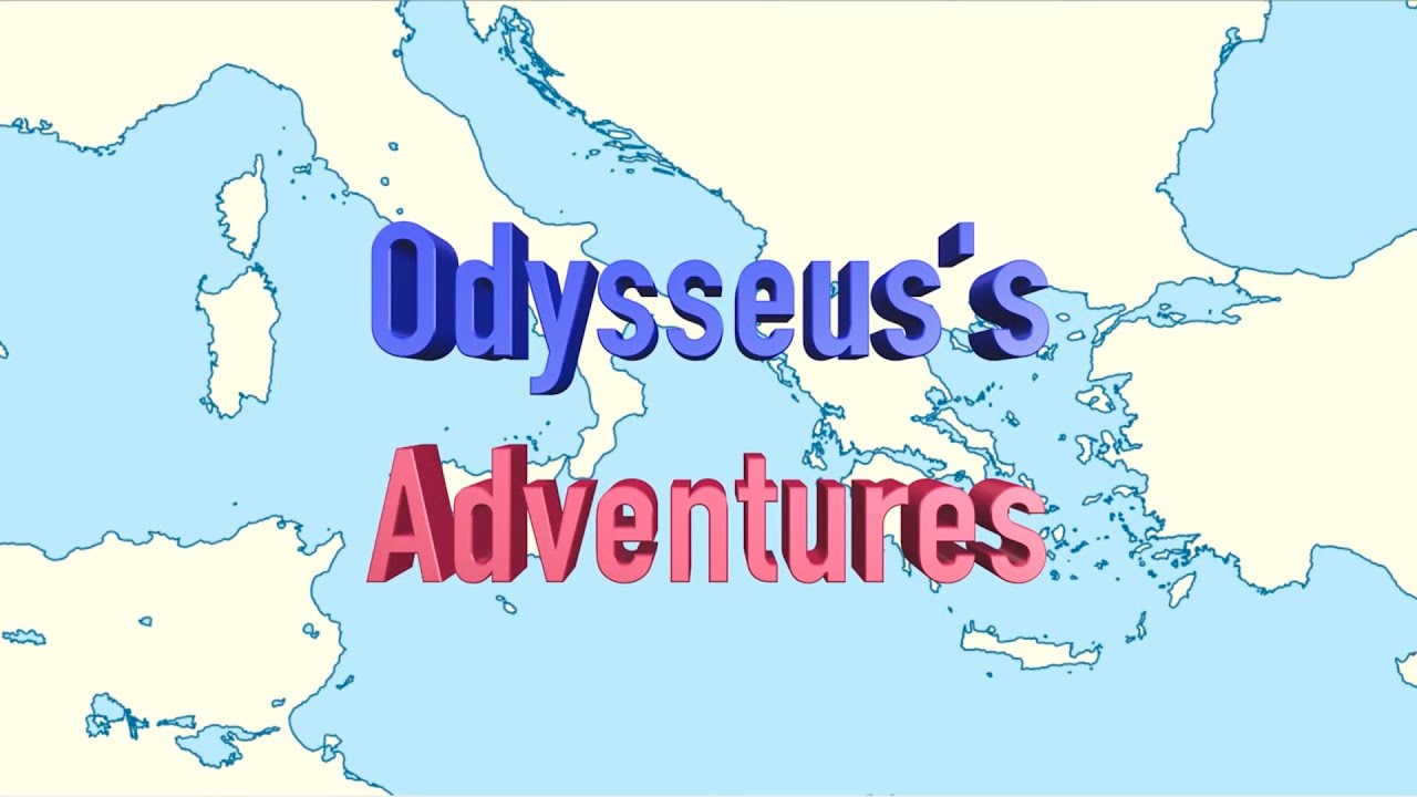 Odysseus's Long Journey from Troy To Ithaca - Animated Map