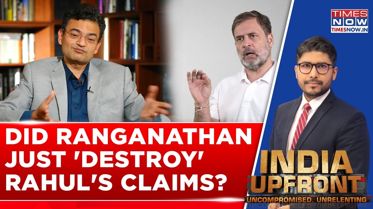 Anand Ranganathan's Point-By-Point Rebuttal Exposes Rahul Gandhi's 'Lies' Live? Watch Fiery Take