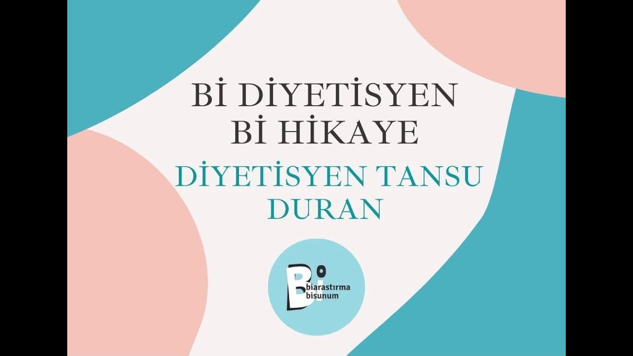“bidiyetisyenbihikaye” #1 Dyt. Tansu Önal Duran ile röportajımız