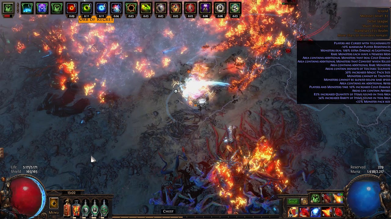 Trickster Fireball t16 elder Strand