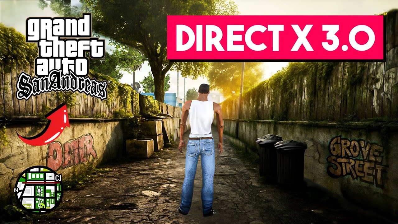 How To Install DirectX 3.0 Graphics Mod (2025) in GTA San Andreas PC