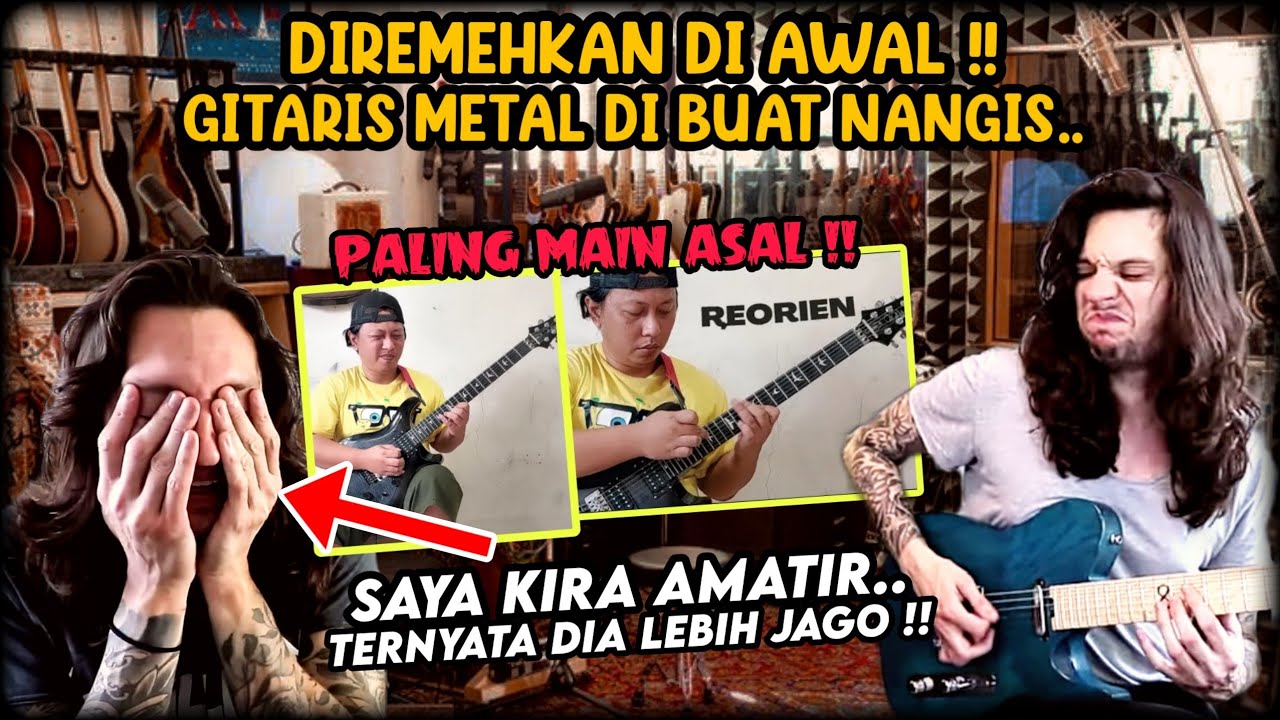 GITARIS METAL MENANGIS ‼️ LANGSUNG PENSIUN KARNA PERMAINAN GITAR LISTRIK ALIP BA TA ‼️