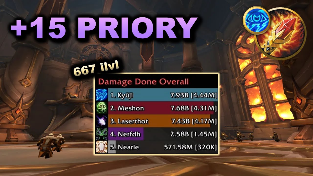 4.5M  Overall Arcane Mage M+ PoV | +15 Priory of the Sacred Flame | WoW 11.1 The War Within Season 2