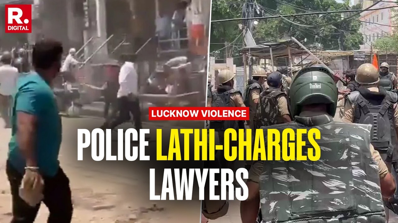 Lucknow Violence: Police Beats Protesting Lawyers Amid Demolition Drive, More Forces Deployed
