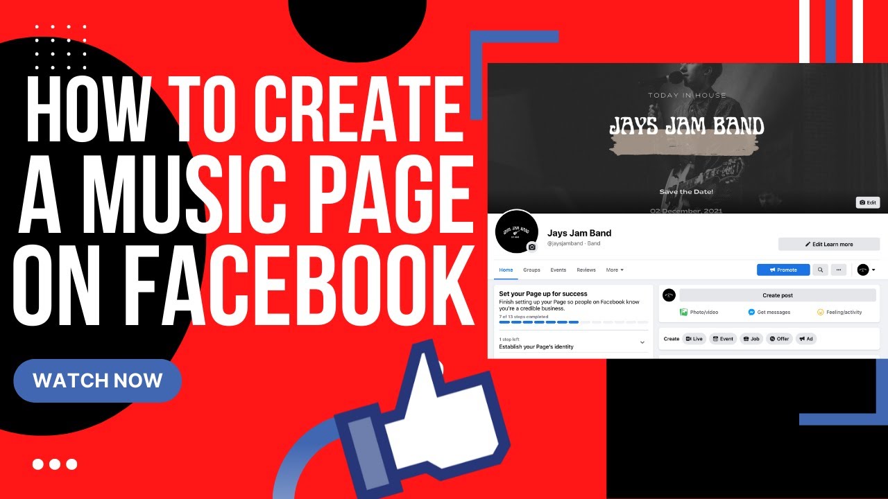 How To Create A Facebook Page For Your Music Group 2022