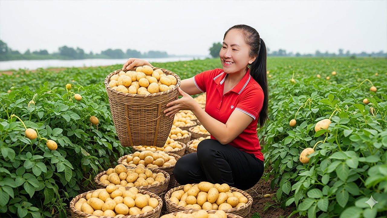 Harvested Potatoes &ndash; Traditional Farming Style | Emma Daily Life