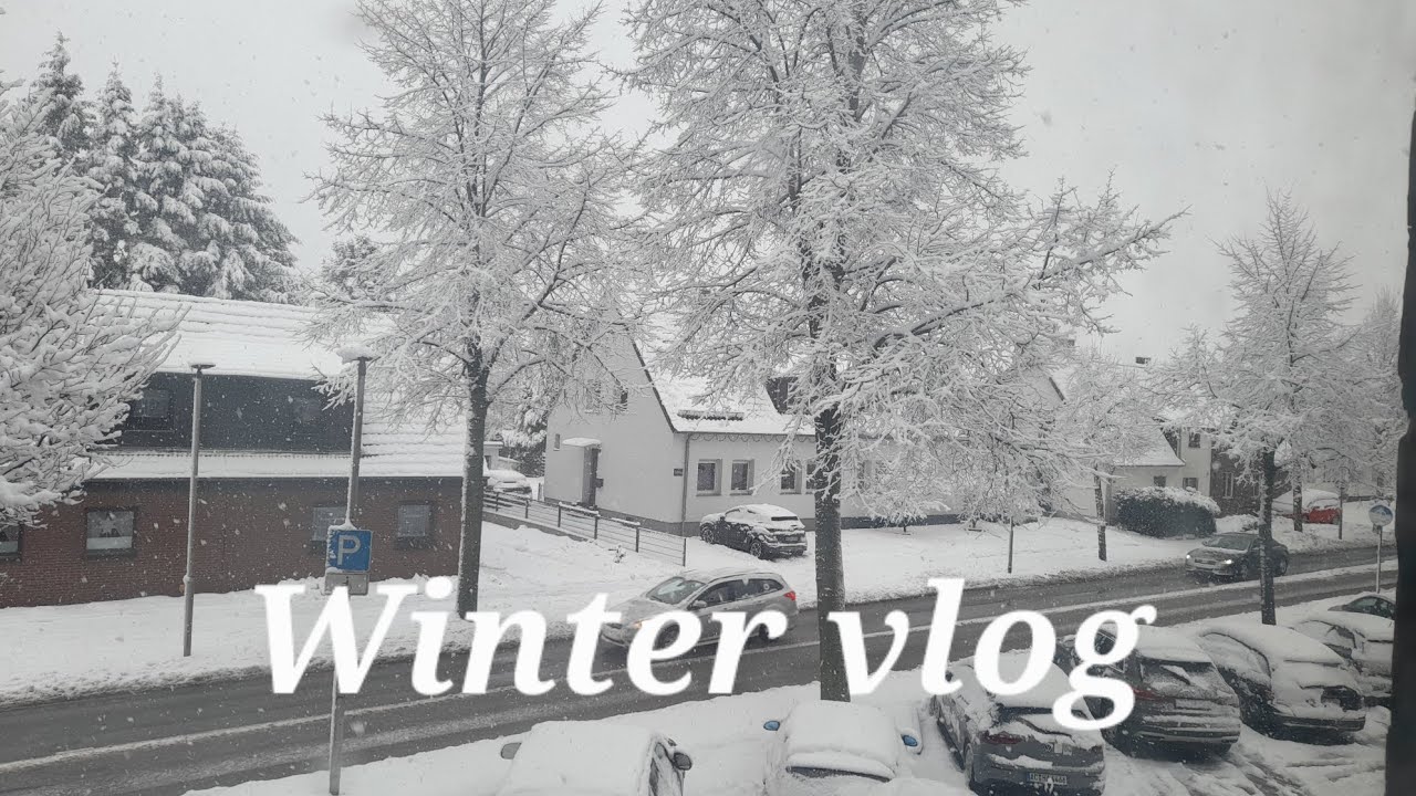 Winter vlog germany. Full snowfalling but life is running.[ Acozy day at home ]@ArifafromGermany