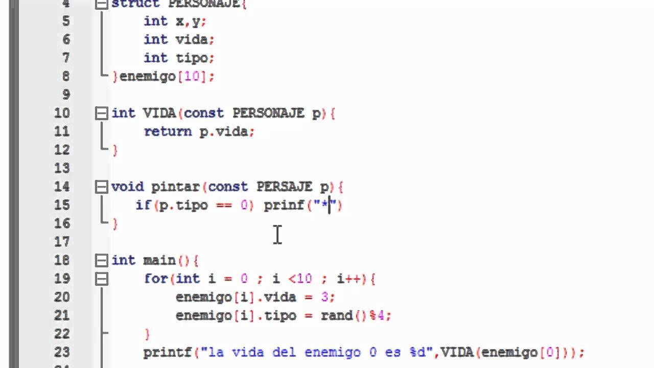 C++ - #2 Estructuras como arreglos y parámetros a funciones