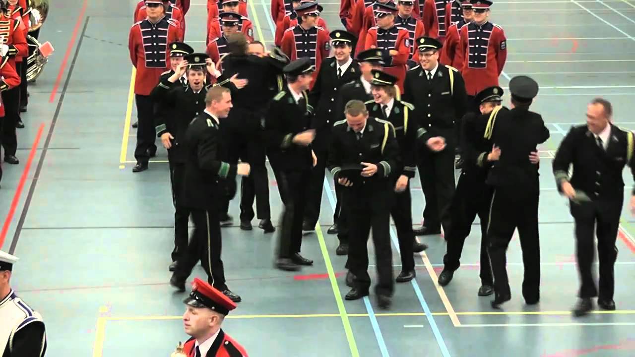 Drumband Concordia Overdinkel: prijsuitreiking KNFM Concours Enschede 2 oktober 2010