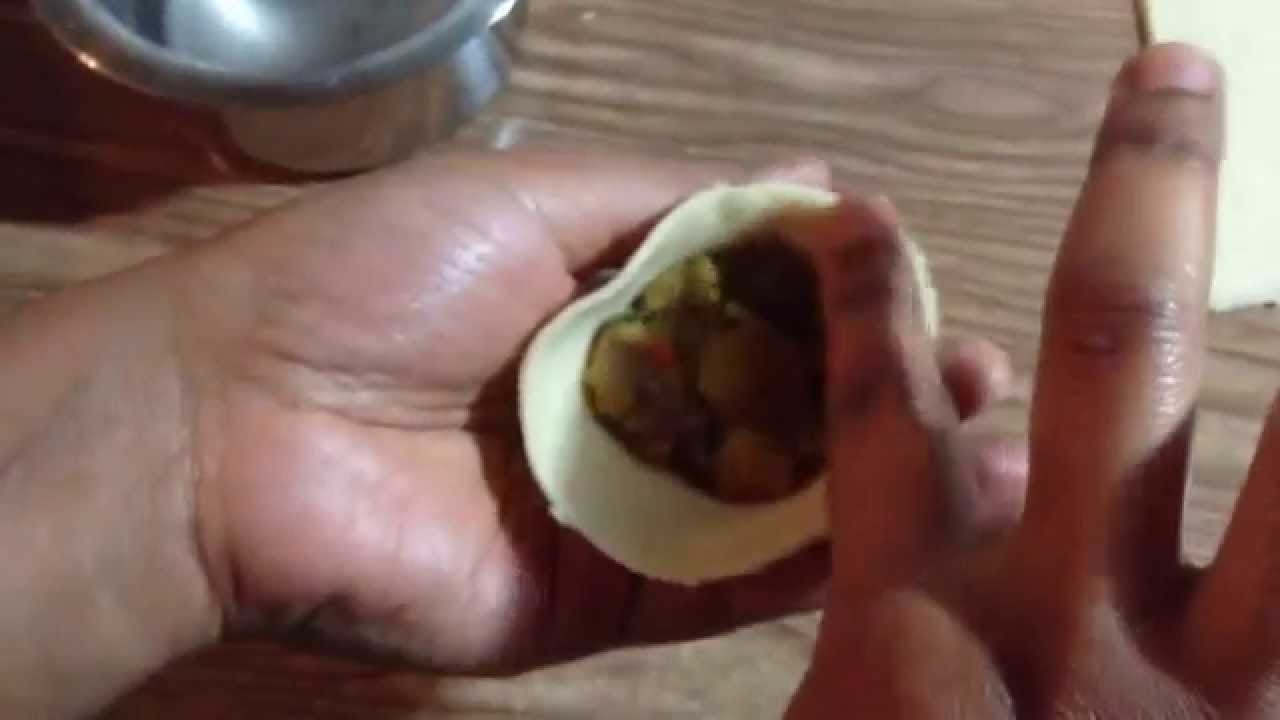 How to fold a Samosa