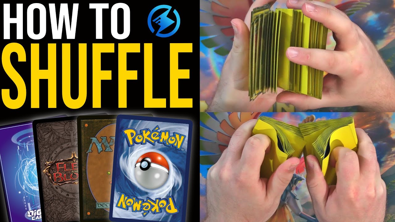 How to Shuffle Pokemon Cards / TCG Decks