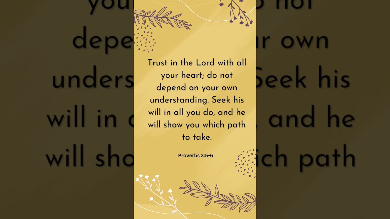 Proverbs 3:5-6❤️ #holyword #bible #verseoftheday #christianlife #jesuschrist #jesus #amen