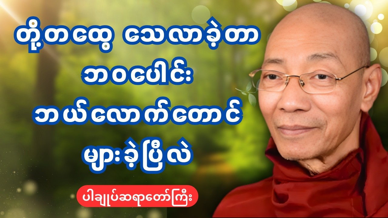 တို့တထွေ သေလာခဲ့တာဘဝပေါင်းဘယ်လောက်တောင်များခဲ့ပြီလဲ - ပါချုပ်ဆရာတော် ဒေါက်တာနန္ဒမာလဘိဝံသ