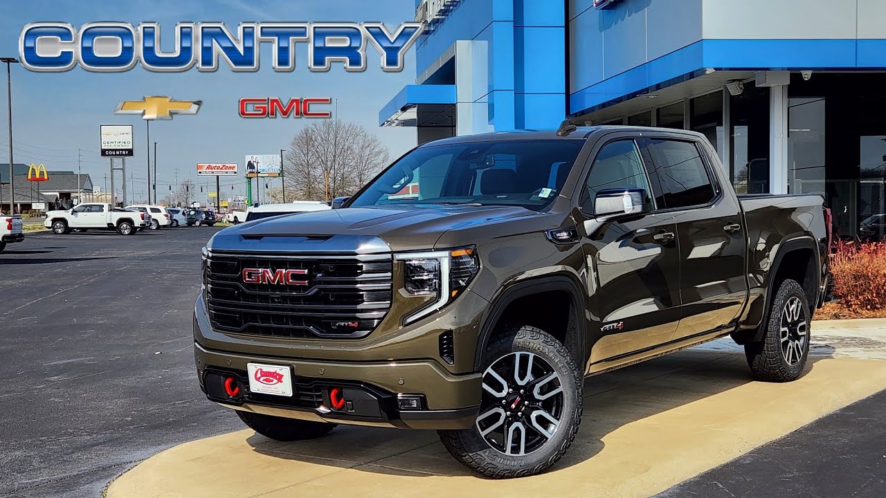 ОБЗОР - GMC Sierra 1500 AT4 2023 года