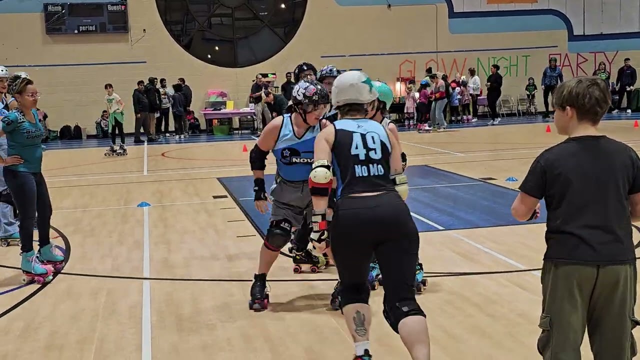 Skater NOVA girls doing a challenge pt 2 full footage last one
