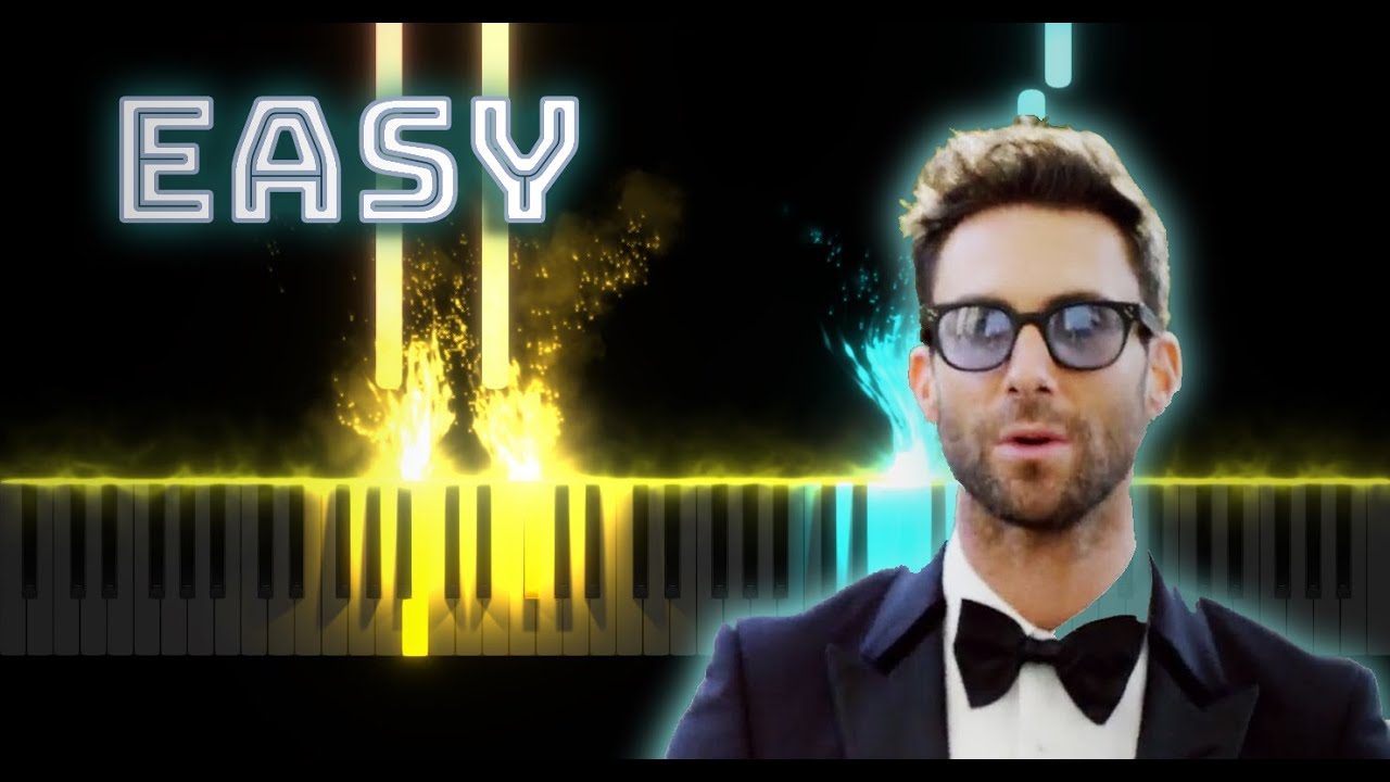 Sugar | Maroon 5 | EASY Piano Tutorial | By Express Piano