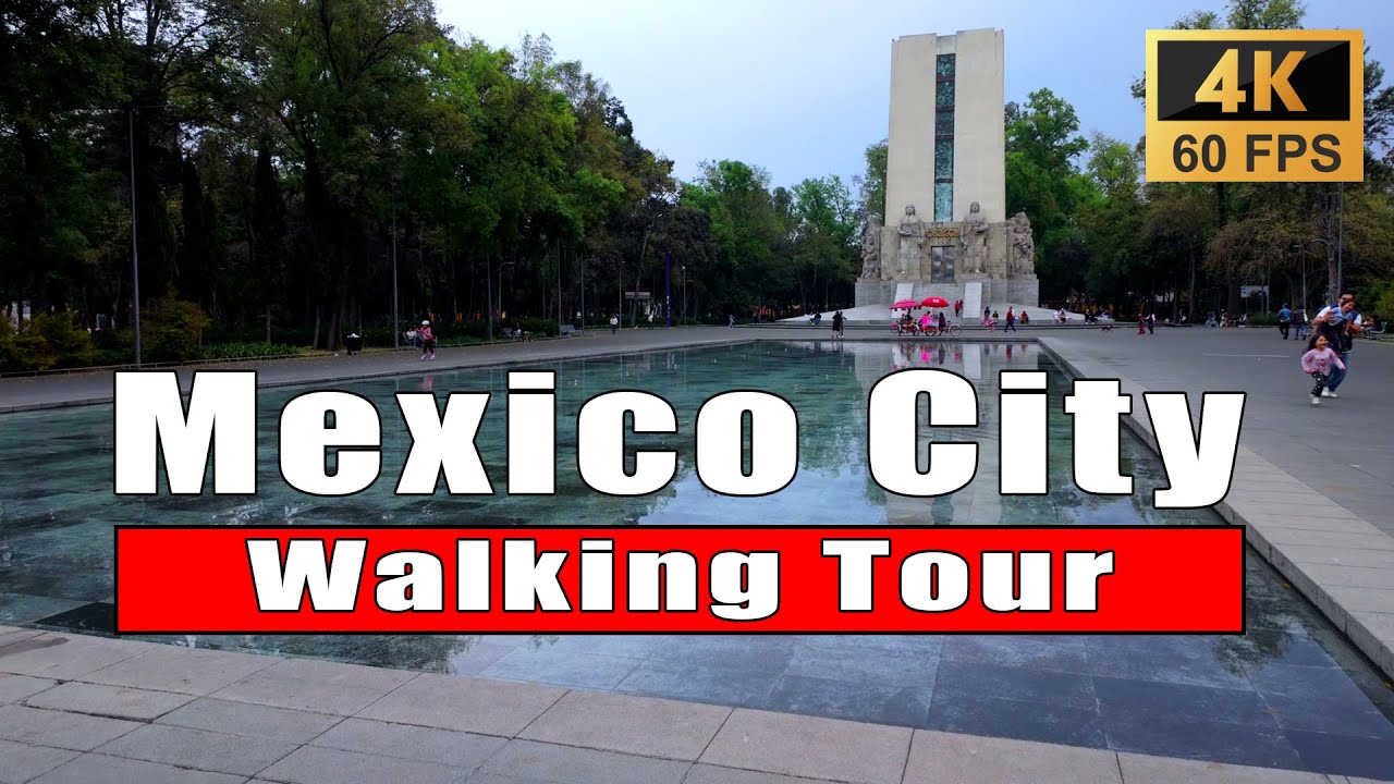 Chimalistac CDMX 🇲🇽 | Parque 🌳 La Bombilla | Walking Tour 4K 60FPS