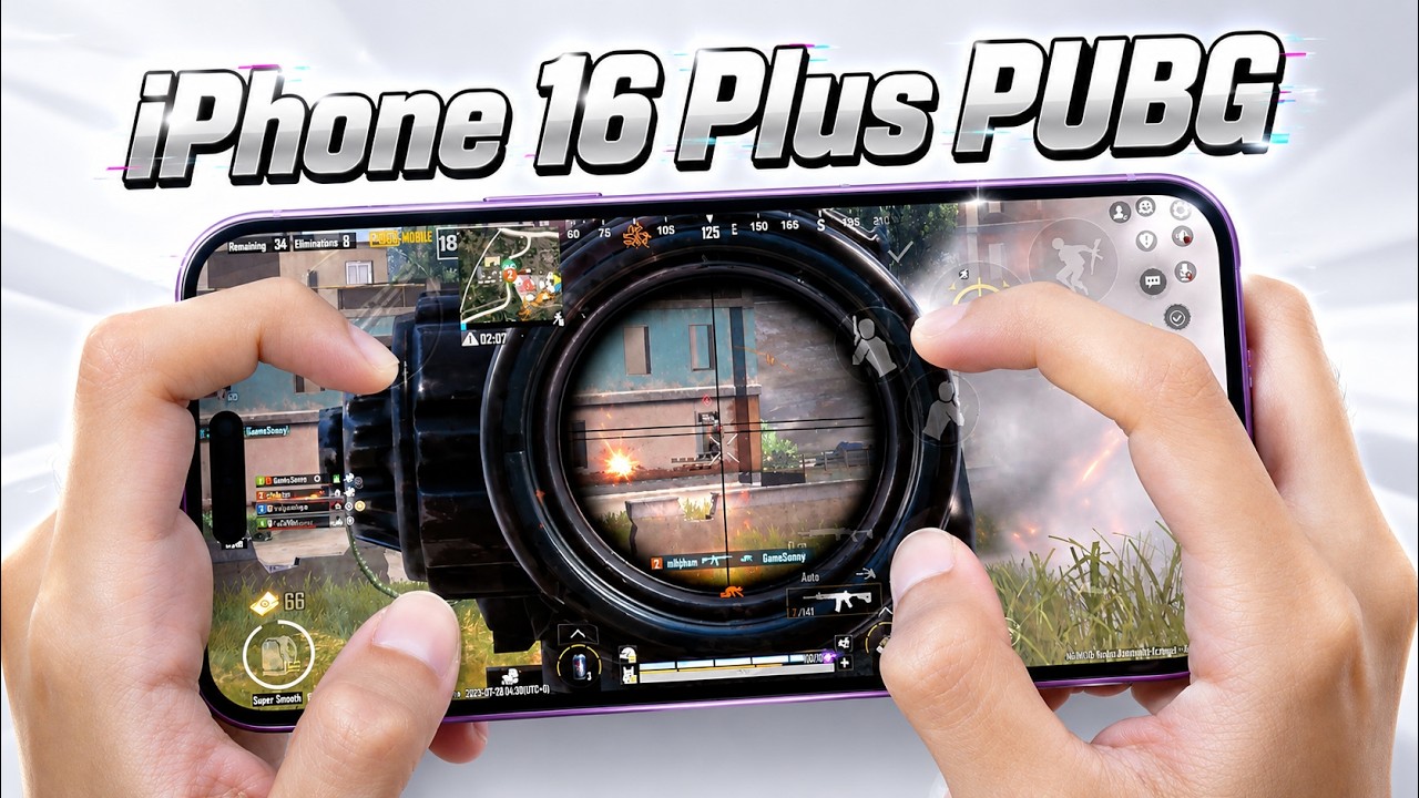 iPhone 16 Plus PUBG Gaming Review | Smooth Gameplay, Graphics & Heating Test